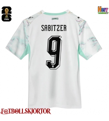 Österrike Marcel Sabitzer #9 Bortatröja VM 2026 Kortärmad